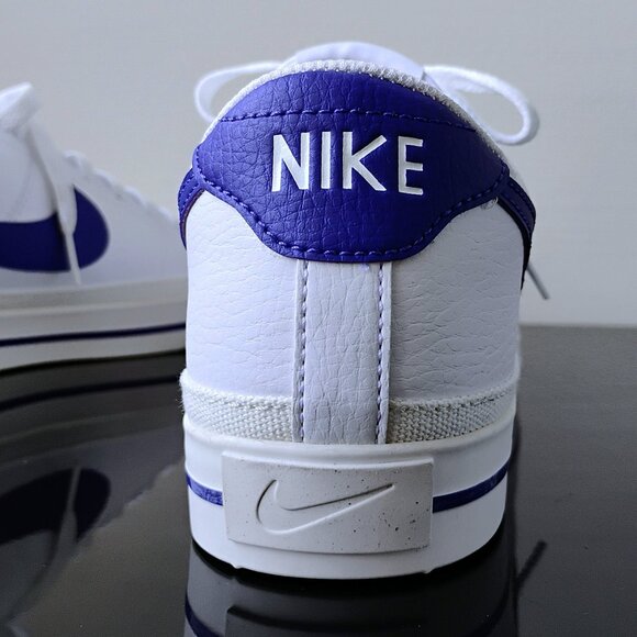 Nike Women's Court Legacy Next Nature Sneaker in Amazing White/Deep Night-Sail - Picture 7 of 12